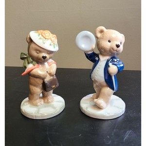 Bing & Grondahl Figurines Teddy Bear 1998  Victor & Victoria collectible…